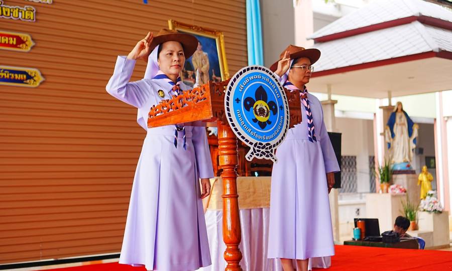 พิธีทบทวนคำปฏิญาณและสวนสนาม พ.ศ. ๒๕๖๙